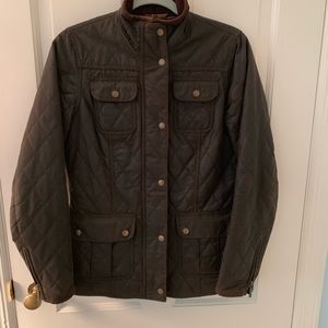 DARK GREEN BARBOUR UTILITY JACKET SIZE SIZE 6